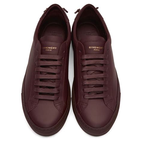 givenchy burgundy velvet urban knots sneakers|Givenchy Urban Knots Low.